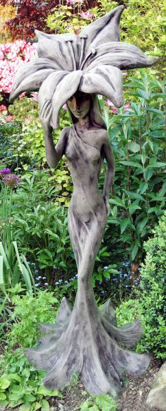 Steinfigur Silhouettes de Fleurs Lilie