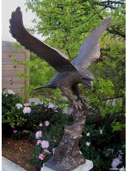 Adler auf Fels Bronze