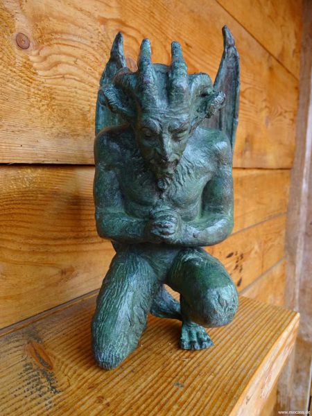 Bronzefigur Teufel Satan Lucifer