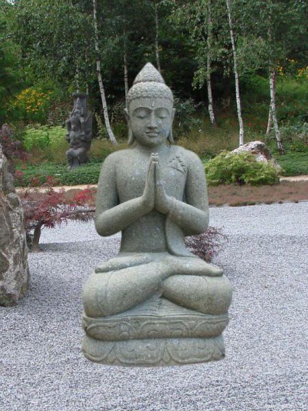 Sitzender Buddha " Begrüßung " 75