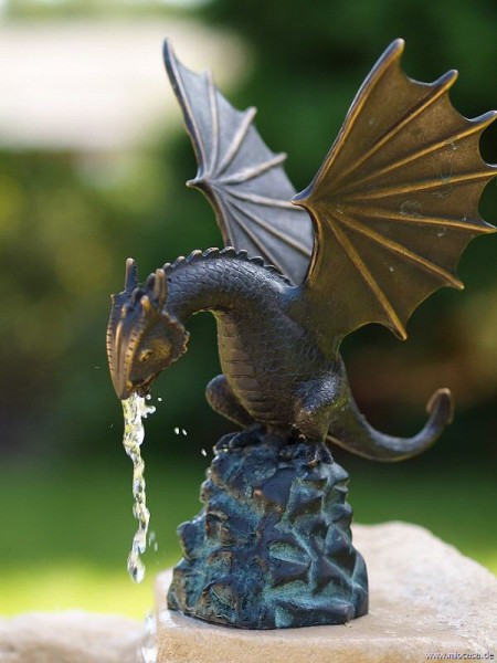 Bronzefigur Drachenvogel Smaug klein