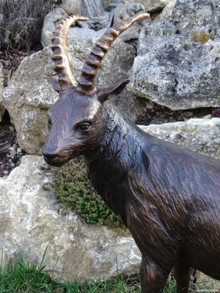 Bonzefigur Steinbock