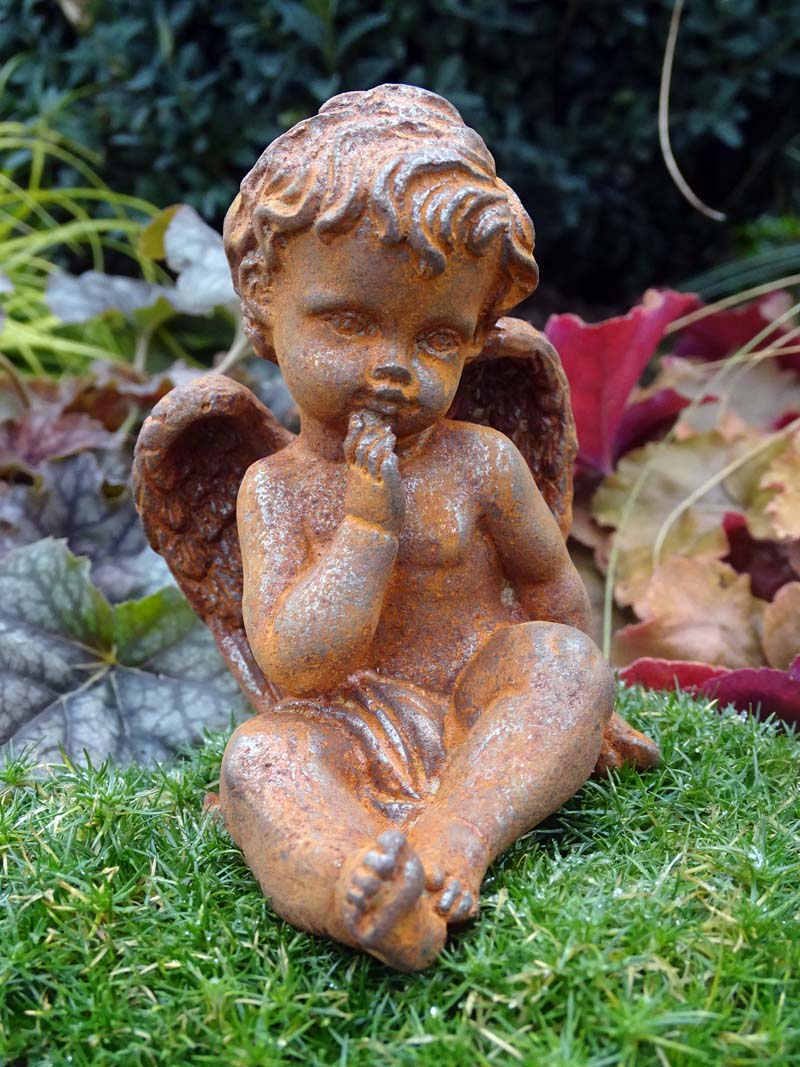 Engel aus Gusseisen - Gusseisenfiguren mit Engelsmotiven | Steinfiguren ...