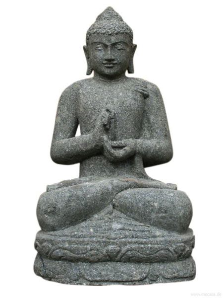 Sitzender Buddha " Rad der Lehre " 75