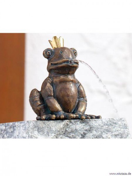 Froschkönig Otto aus Bronze