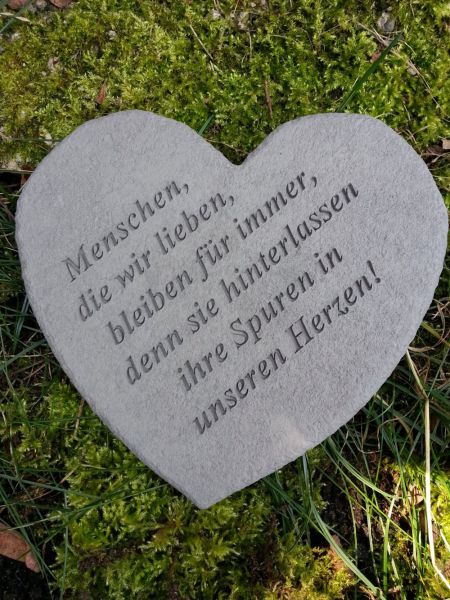 Gedenkherz Menschen, die wir lieben