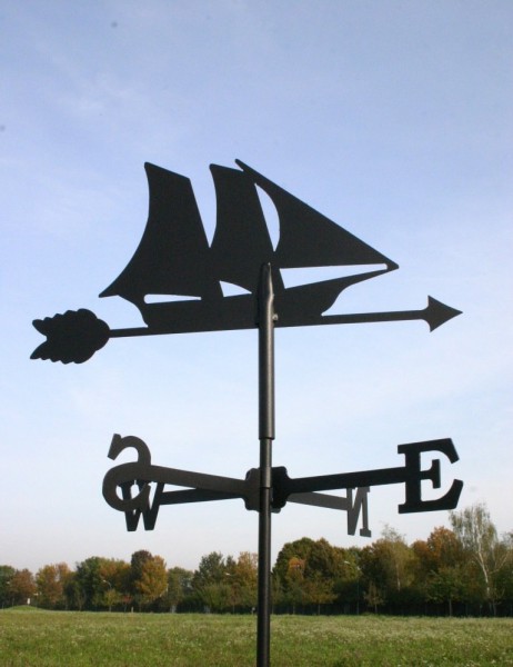 Wetterfahne Segelschiff