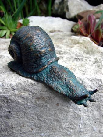 Schnecke aus Bronze