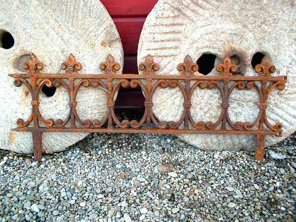 Beeteinfassung Gusseisen Antik Rost