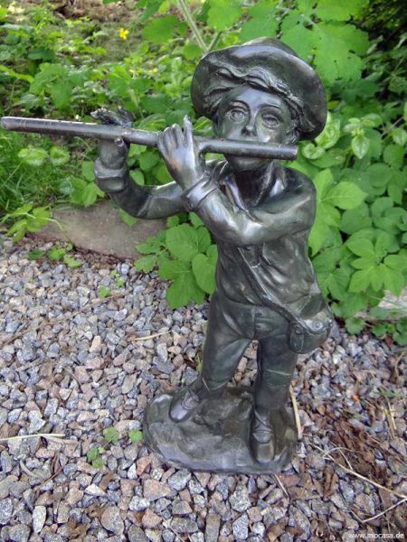 Bronzefigur Flötenspieler Andreas