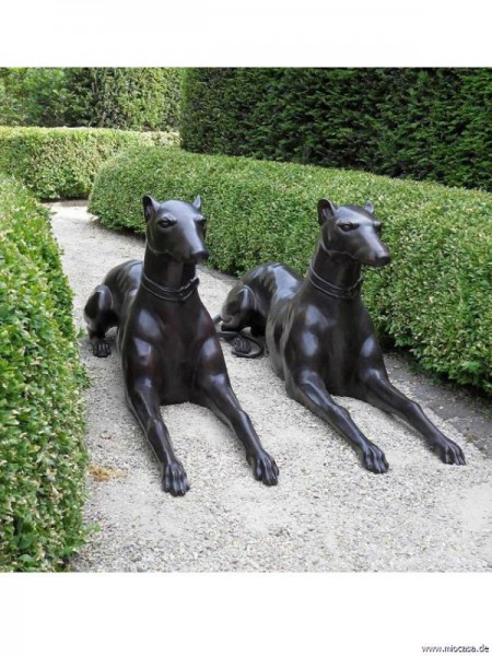 Dobermann Windhund Bronze