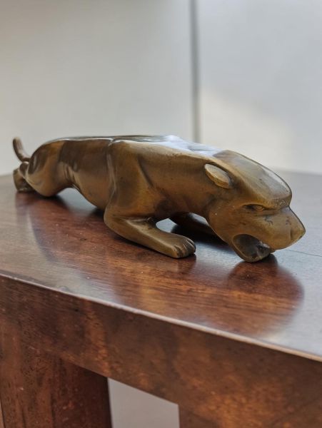 Bronzeskulptur Jaguar