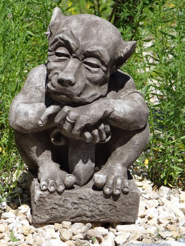 Schwert Gargoyle oder SWORD Gargoyle aus Steinguss Devonshire