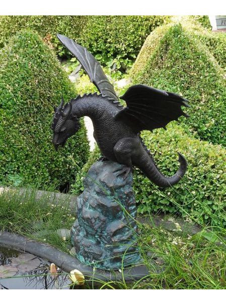 Bronzefigur Drache Smaug