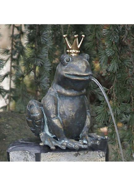 Rottenecker Bronzefigur Froschkönig Teodor