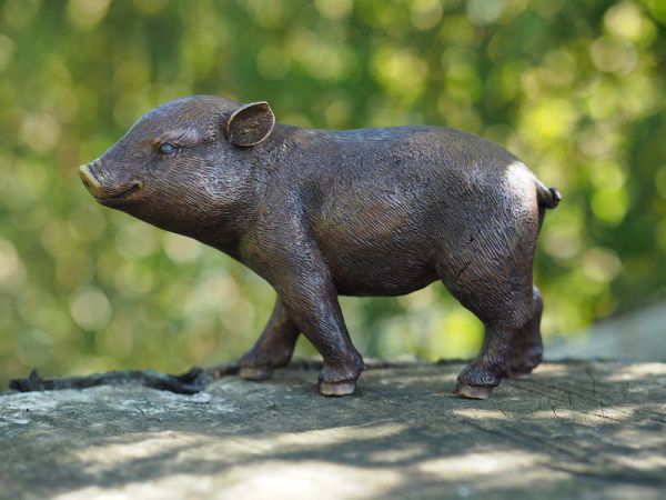 Schwein aus Bronze