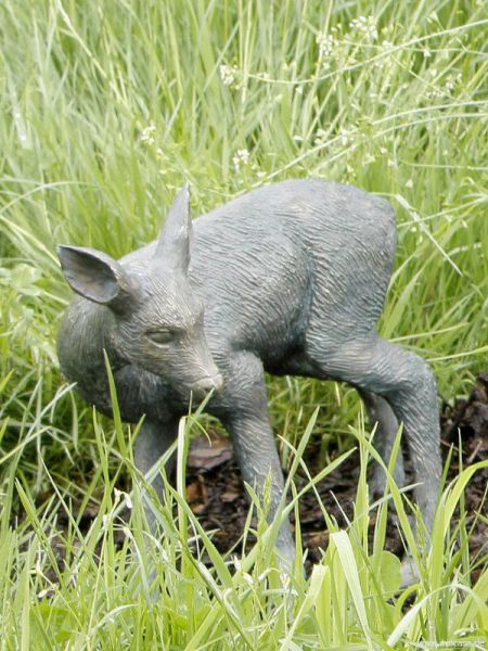 Bronzefigur Rehkitz
