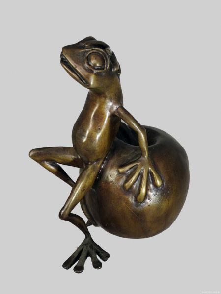 Froschkönig aus Bronze